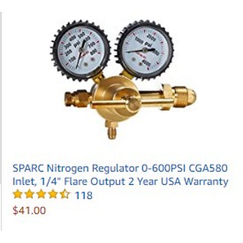 2021 Uweld Amazon Hotting Sell Gas Regulator Nitrogen Regulator for World Market
