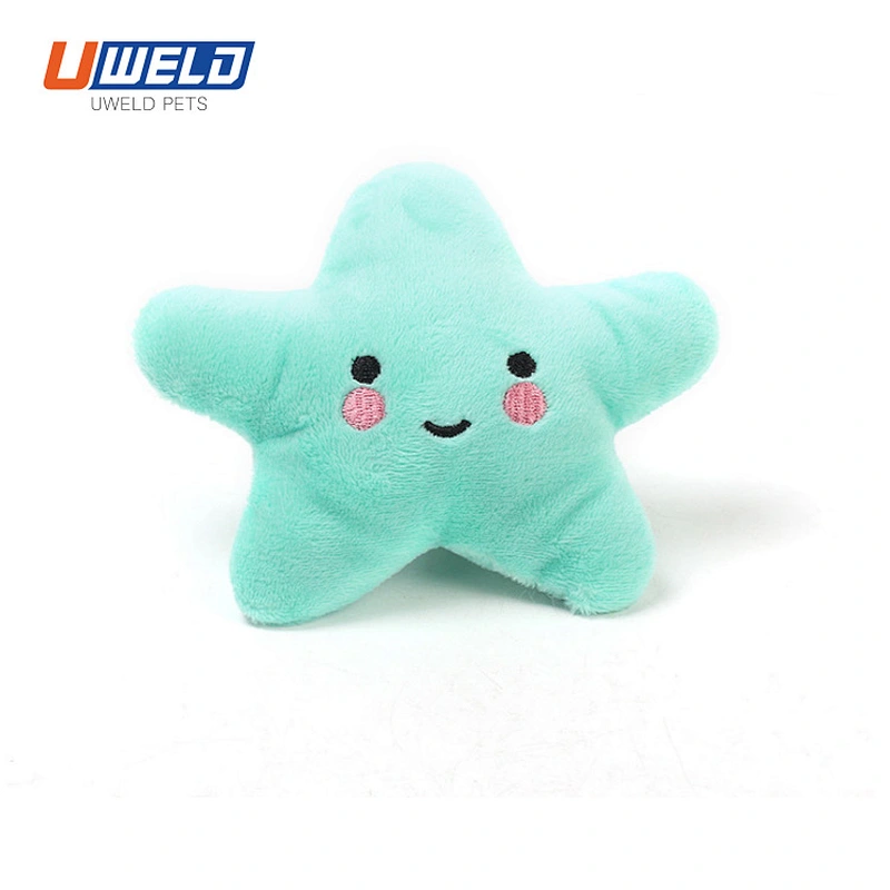 Uweld Plush Sounding Starfish Shaped Pet Toy