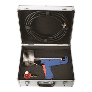 shrink torch with heating,flaming function for plastic and other materials