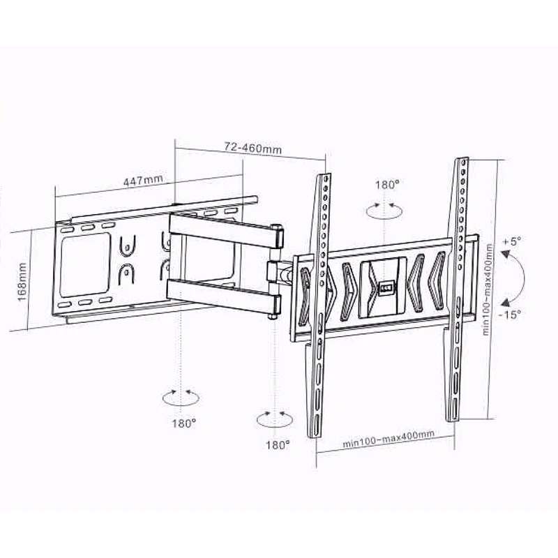 Popular tv wall mount bracket 2021 For LCD or LED TVs 35-55