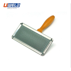 Uweld Pet Grooming Brush With Steel Wire Handle