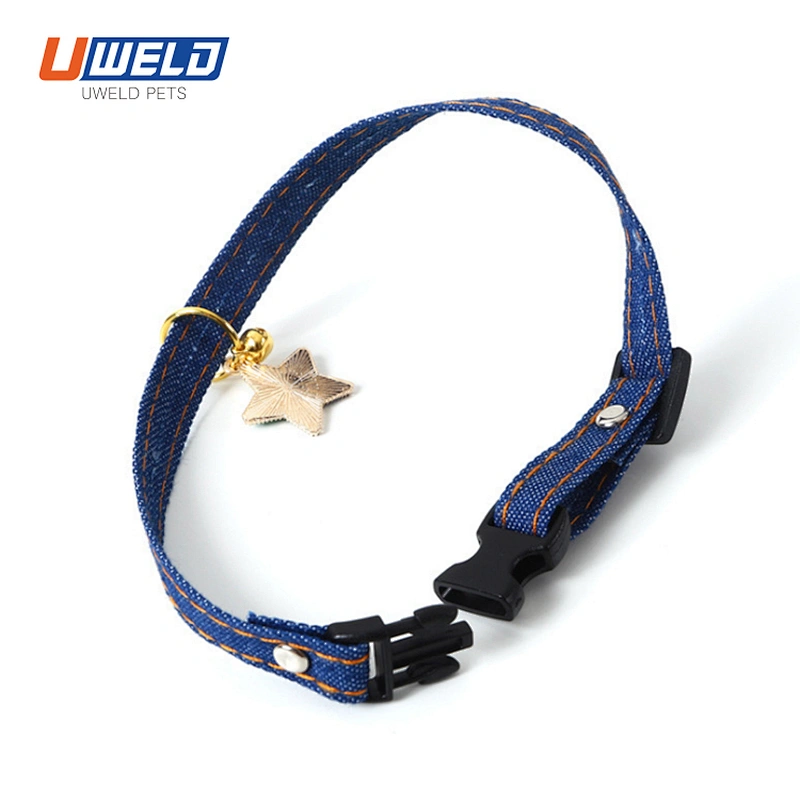 Uweld Denim Pendant Pet Collar
