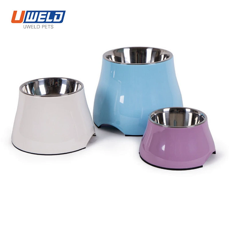 Uweld High Stainless Steel Pet Food Bowl