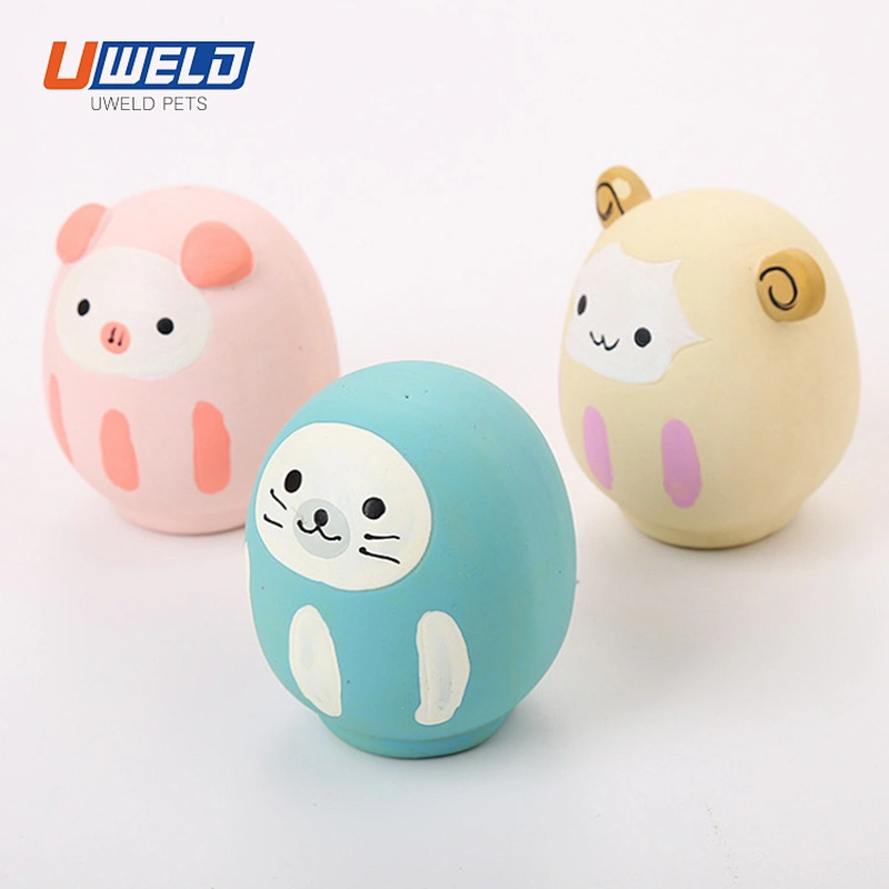 Uweld Cartoon-Shaped Latex-Sounding Pet Toy