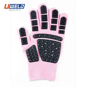 Uweld Nylon Pet Bath Massage Glove