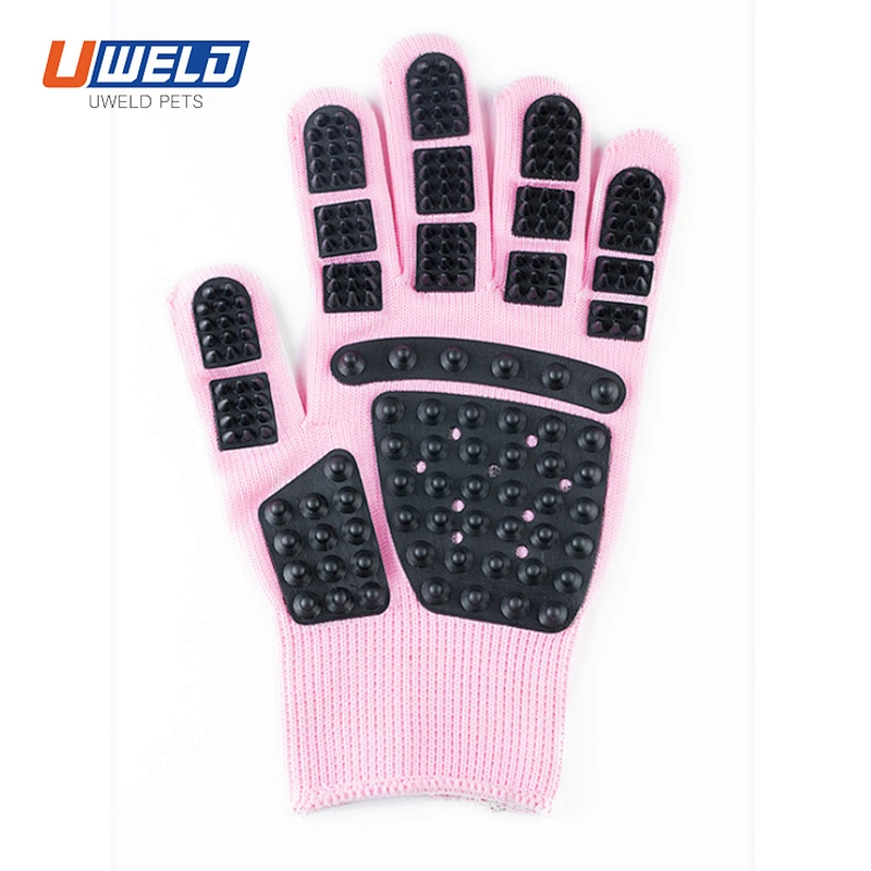 Uweld Nylon Pet Bath Massage Glove