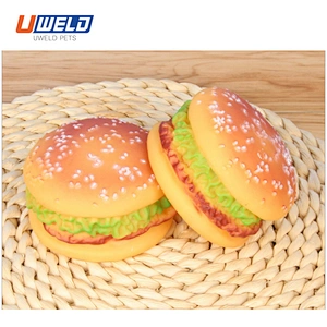Uweld Burger Shaped Honing Pet Toy