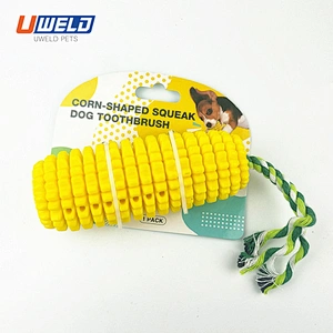 Uweld TPR  Corn Shape Sound Pet Toy
