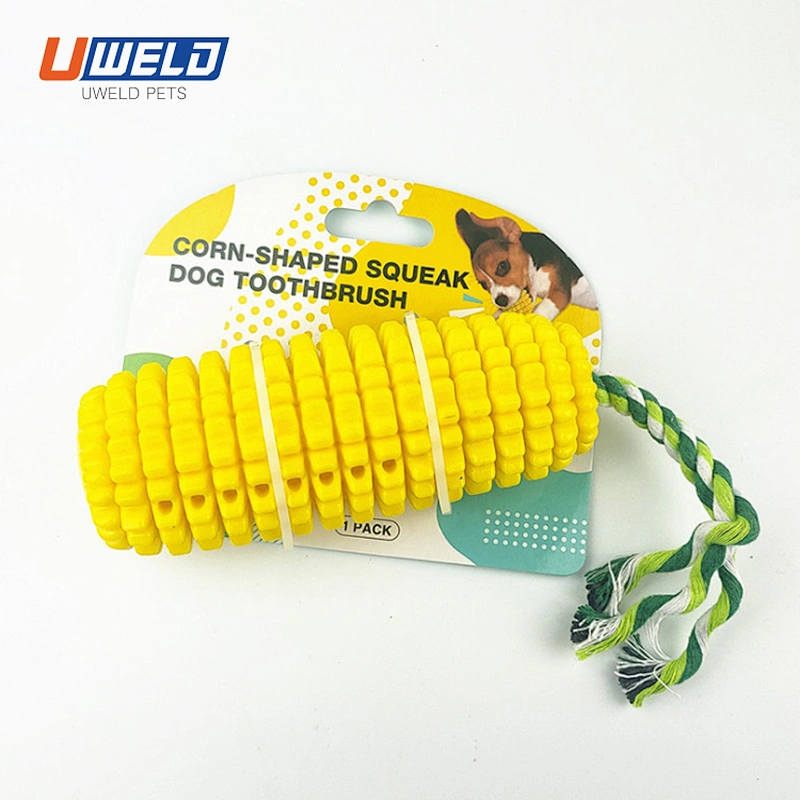 Uweld TPR  Corn Shape Sound Pet Toy