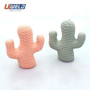 Uweld Cactus Shaped Latex  Pet Toy