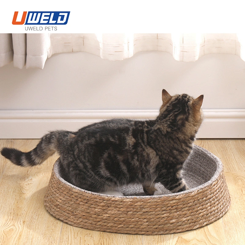 Uweld Round Pet House Made Of Rattan