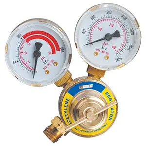 Argon Regulator With Flowmeter TIG Welder MIG Welding CO2 Regulator 0-250 Pressure Gauge Welding Regulator