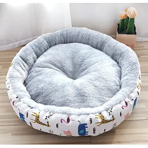 Uweld Round Cotton House Cushion For Pet