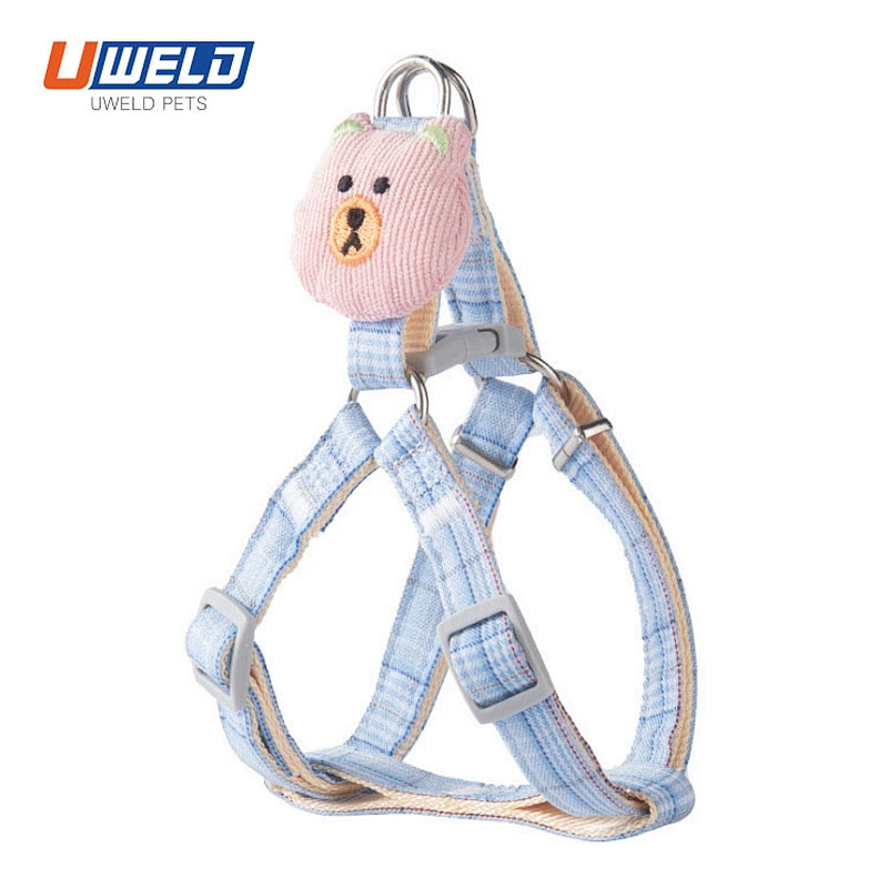 Uweld Cartoon Print Pet Harness Leash