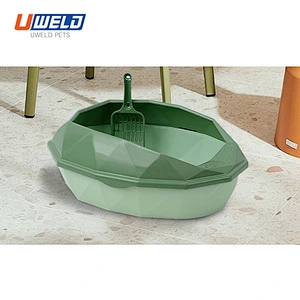 Uweld Diamond-Shaped Cat Litter Box