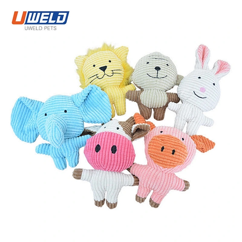 Uweld Animal-Shaped Flannelette Vocal Pet Toy
