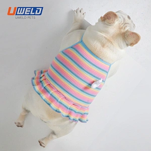Uweld Color Striped Thin Pet Vest