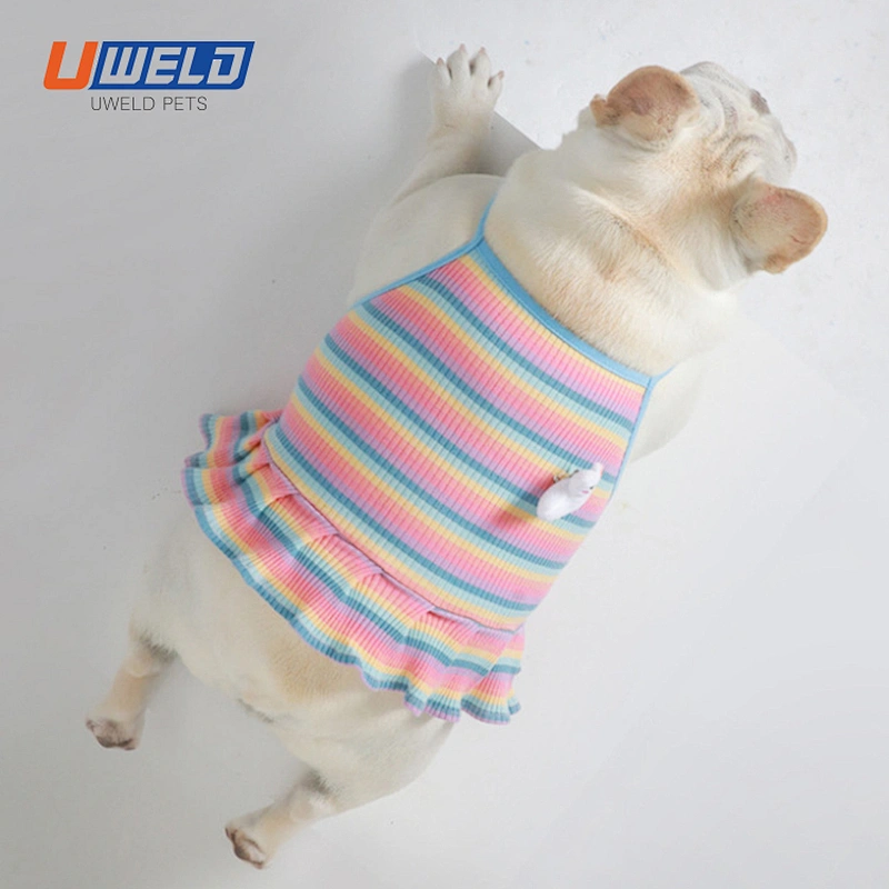 Uweld Color Striped Thin Pet Vest