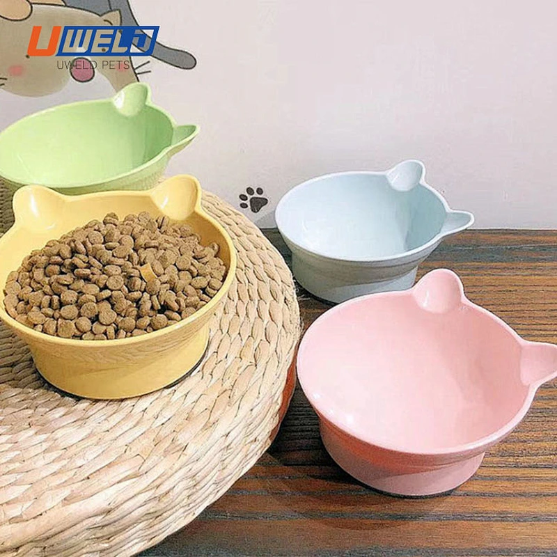 Uweld High Foot Slant Pet Bowl