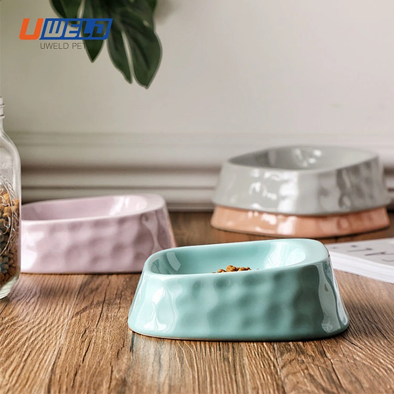 Uweld Square Ceramic Pet Bowl