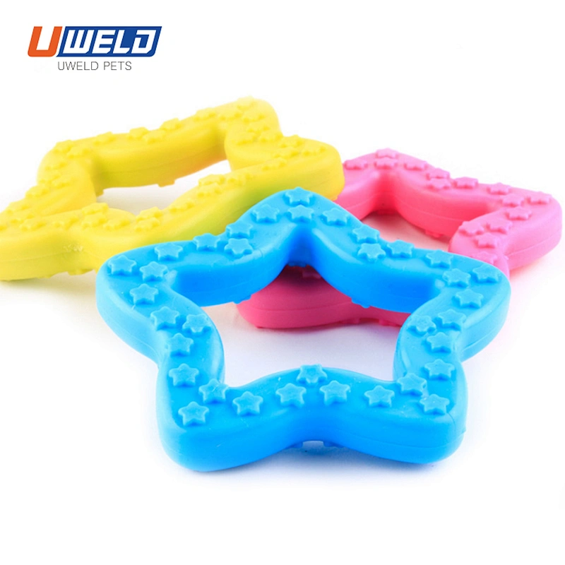 Uweld TPR Rubber Pentacle Pet Toy