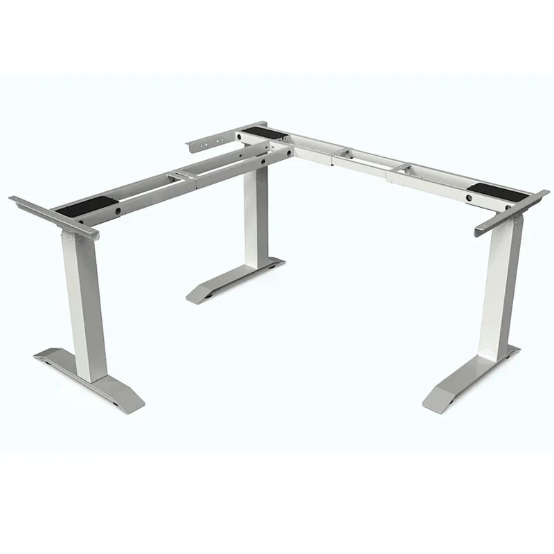 Three legs Electric Height Adjustable Sit-Stand Desk Frame with Triple Motors
