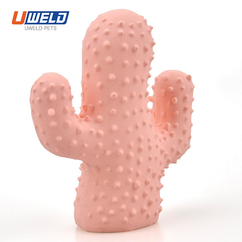 Uweld Cactus Shaped Latex  Pet Toy