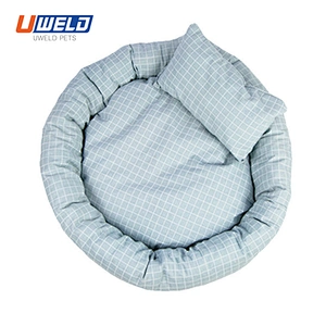 Uweld Round Open Pet House With Matching Pillow