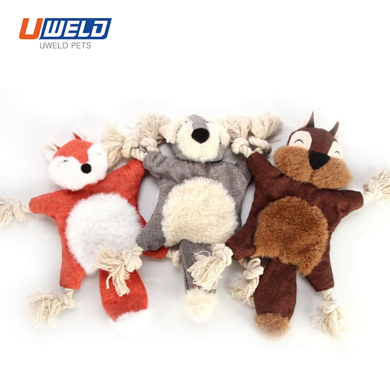 Uweld Animal Shape Sound Plush Pet Toy