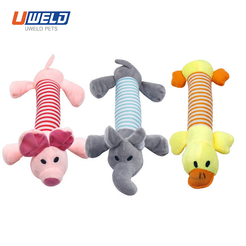 Uweld Strip Plush Pet Toy With Voice