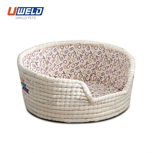 Uweld Round Pet Nest Made Of Grass