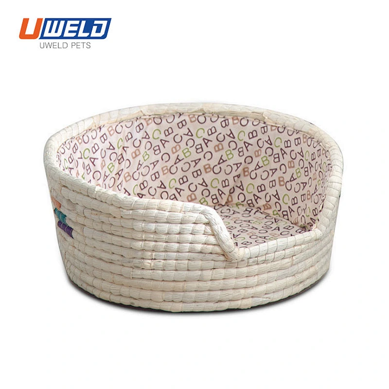 Uweld Round Pet Nest Made Of Grass