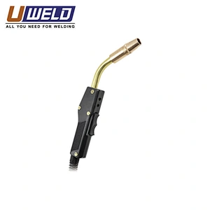 Bernard200/300/400 welding gun C/W Euro Fitting MIXED GAS trigger switch durable MIG MAG Welding Torches gas welding torch