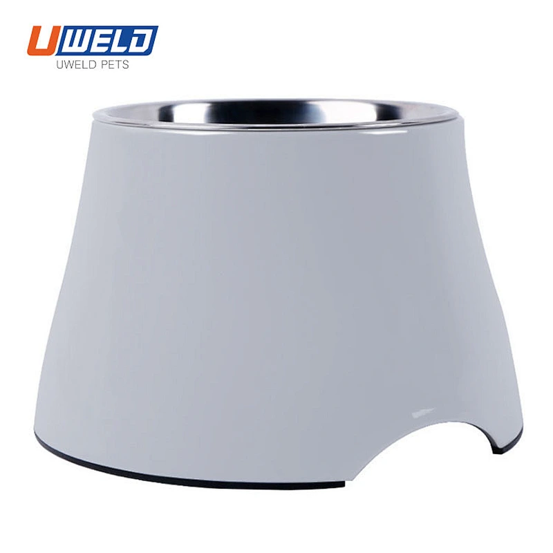 Uweld High Stainless Steel Pet Food Bowl