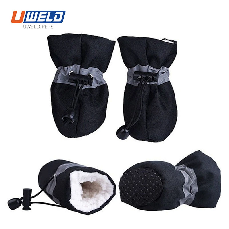 Uweld Pet Foot Cover With Reflective Strips
