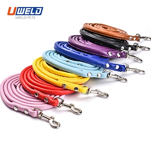 Uweld Multi-Color PU Round Pet Traction Rope