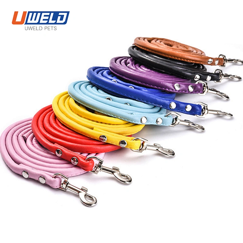 Uweld Multi-Color PU Round Pet Traction Rope