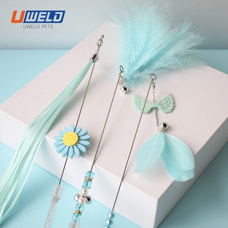 Uweld Three-Piece Set Of Cat Teasing Sticks