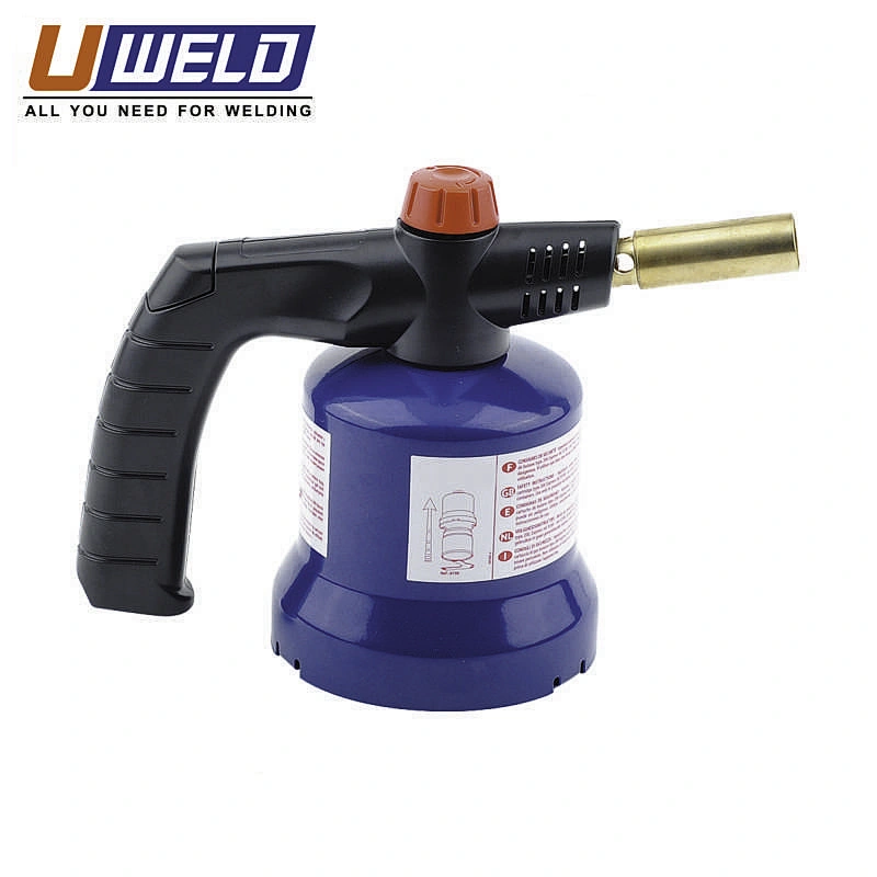portable camping blow butane gas torch gas torch flamethrower camping barbecue outdoor travel survival blow lamp torch