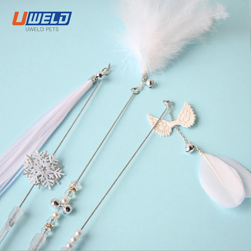 Uweld Three-Piece Set Of Cat Teasing Sticks