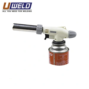 Manual lit bayonet type Portable picnic framing gardening micro welding blowlamp butane gas heating piezo torch
