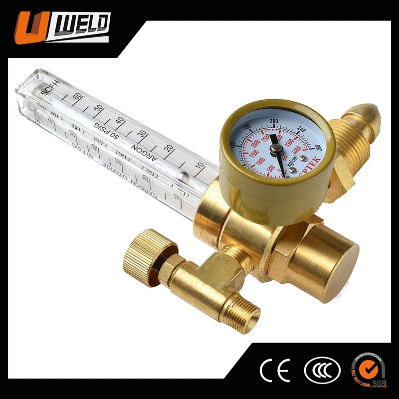 2021 Uweld 191 Regulator Argon CO2 Flowmeter Gas Regulator for Industrial Use UW-1405