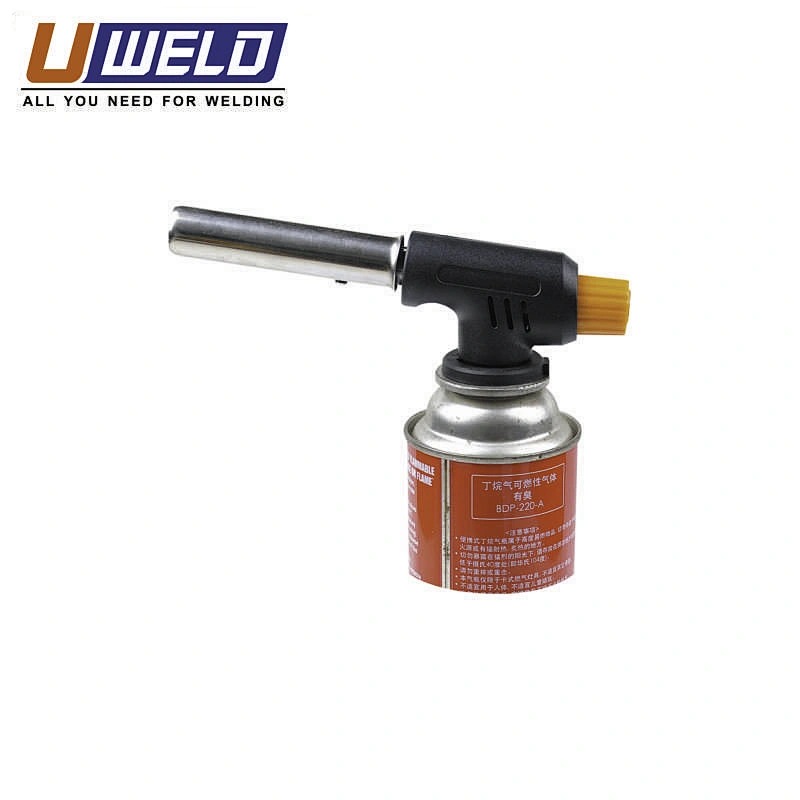 High energy porcelain pressure ignition bayonet type  blow lamp butane gas heating piezo torch