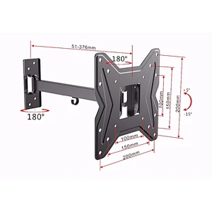 TV Wall Mount Bracket for most 23-42 inch LED, LCD, OLED and Plasma flat panel or curved TVs
