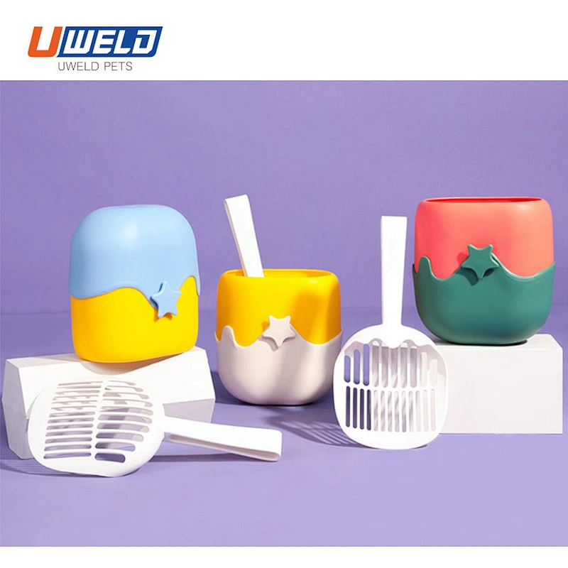 Uweld Cartoon Cat Litter Shovel Set