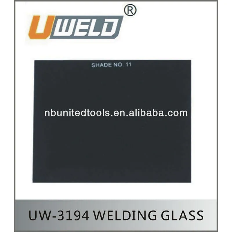 Clear and Tinted ANSI black Welding Glass