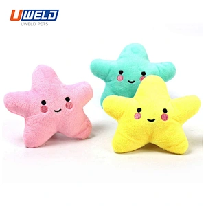 Uweld Plush Sounding Starfish Shaped Pet Toy
