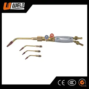 Welding Torch with 4 Nozzle Tips