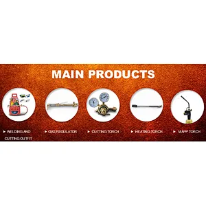 Weed burner LPG BRAZING TORCH with welding accessories for outdoor using