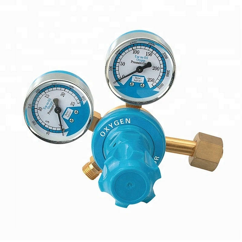 fit welding MIG/MAG 1-08 Full brass gas regulator with bottom adjusting knob and side entry